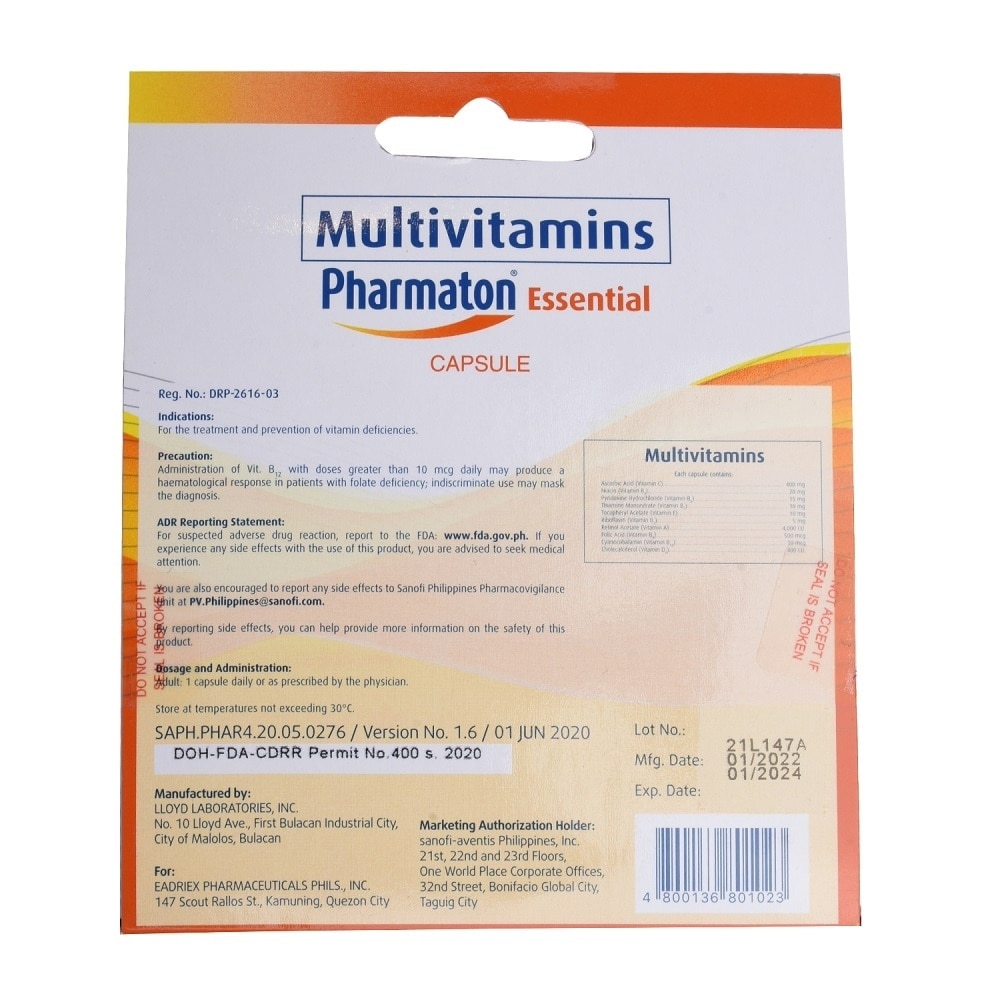 Essential Multivitamins 9+1 Capsules