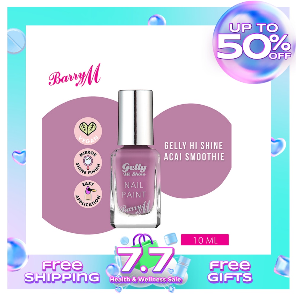 Gelly Hi Shine Acai Smoothie Nail Paint 10ml