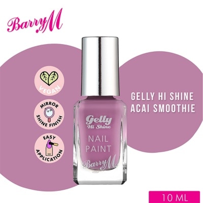 BARRY M Gelly Hi Shine Acai Smoothie Nail Paint 10ml