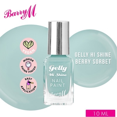 BARRY M Gelly Hi Shine Berry Sorbet Nail Paint 10ml