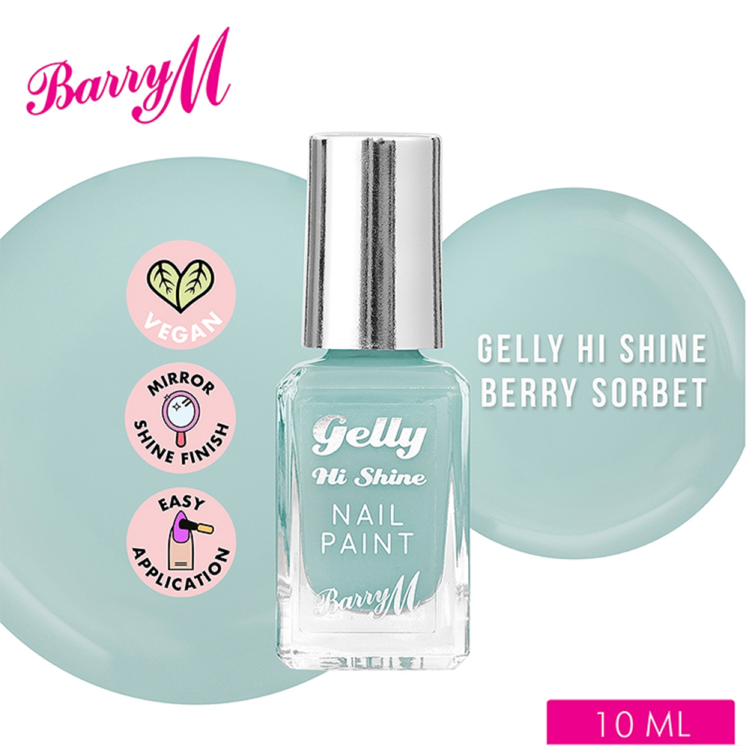 Gelly Hi Shine Berry Sorbet Nail Paint 10ml