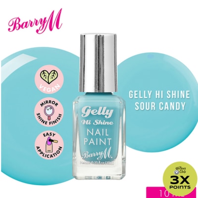 BARRY M Gelly Hi Shine Sour Candy Nail Paint 10ml