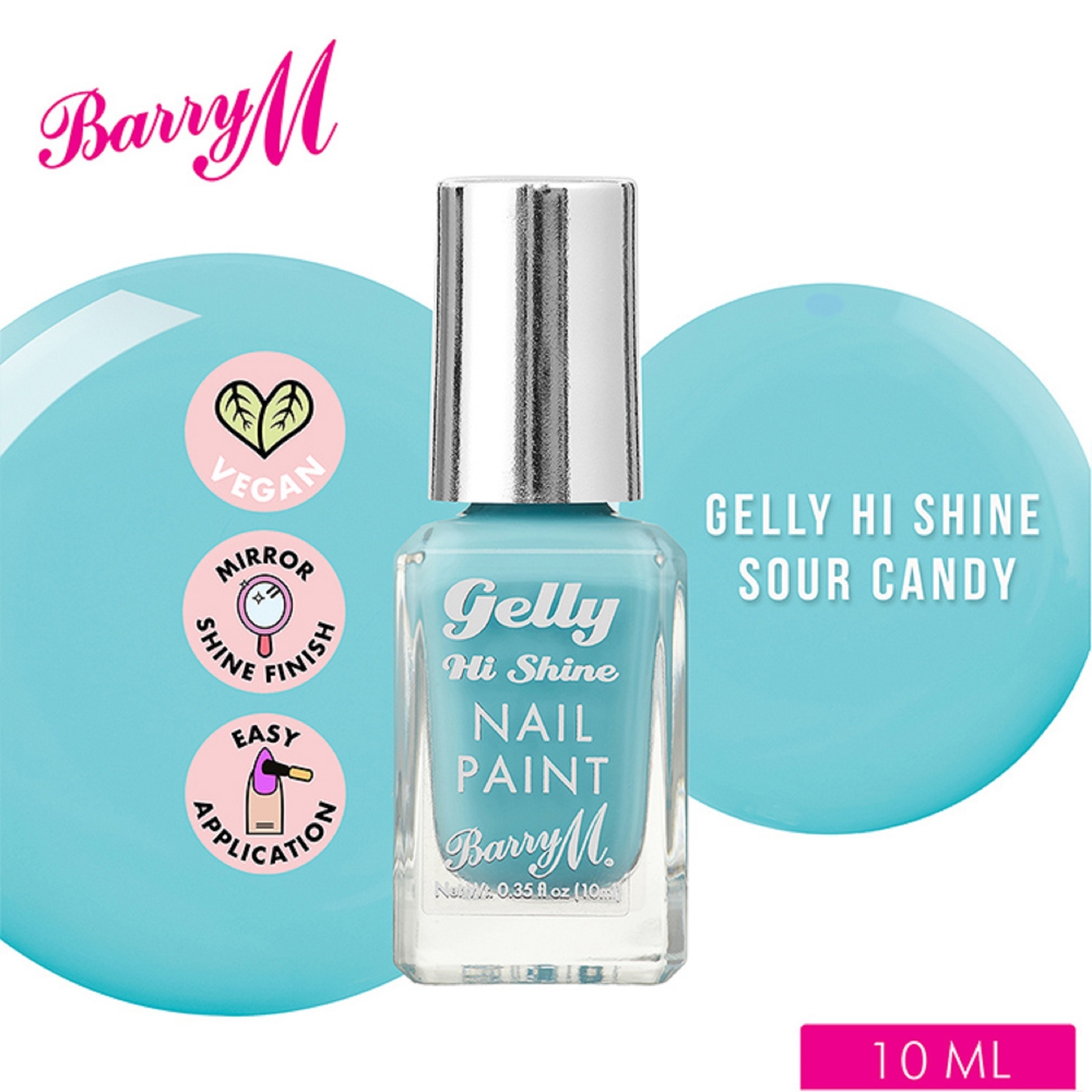 Gelly Hi Shine Sour Candy Nail Paint 10ml