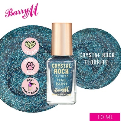 BARRY M Crystal Rock Texture Flourite Nail Paint 10ml