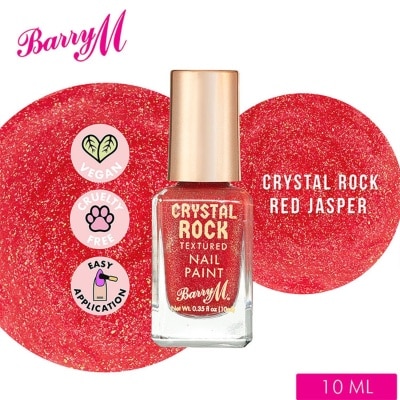 BARRY M Crystal Rock Texture Red Jasper Nail Paint 10ml