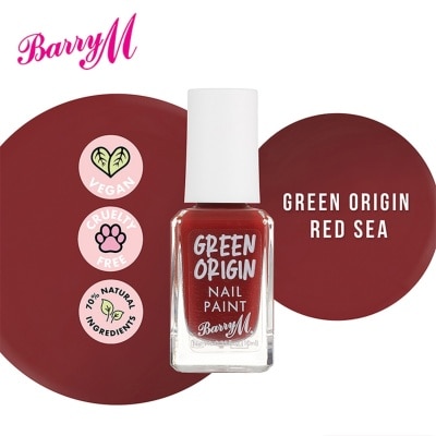 BARRY M Green Origin Red Sea Nail Paint 10ml