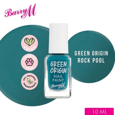 BARRY M Green Origin Rock Pool Nail Paint 10ml