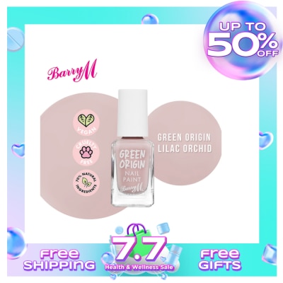 BARRY M Green Origin Lilac Orchid Nail Paint 10ml