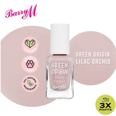 BARRY M Green Origin Lilac Orchid Nail Paint 10ml
