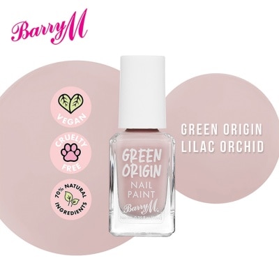 BARRY M Green Origin Lilac Orchid Nail Paint 10ml