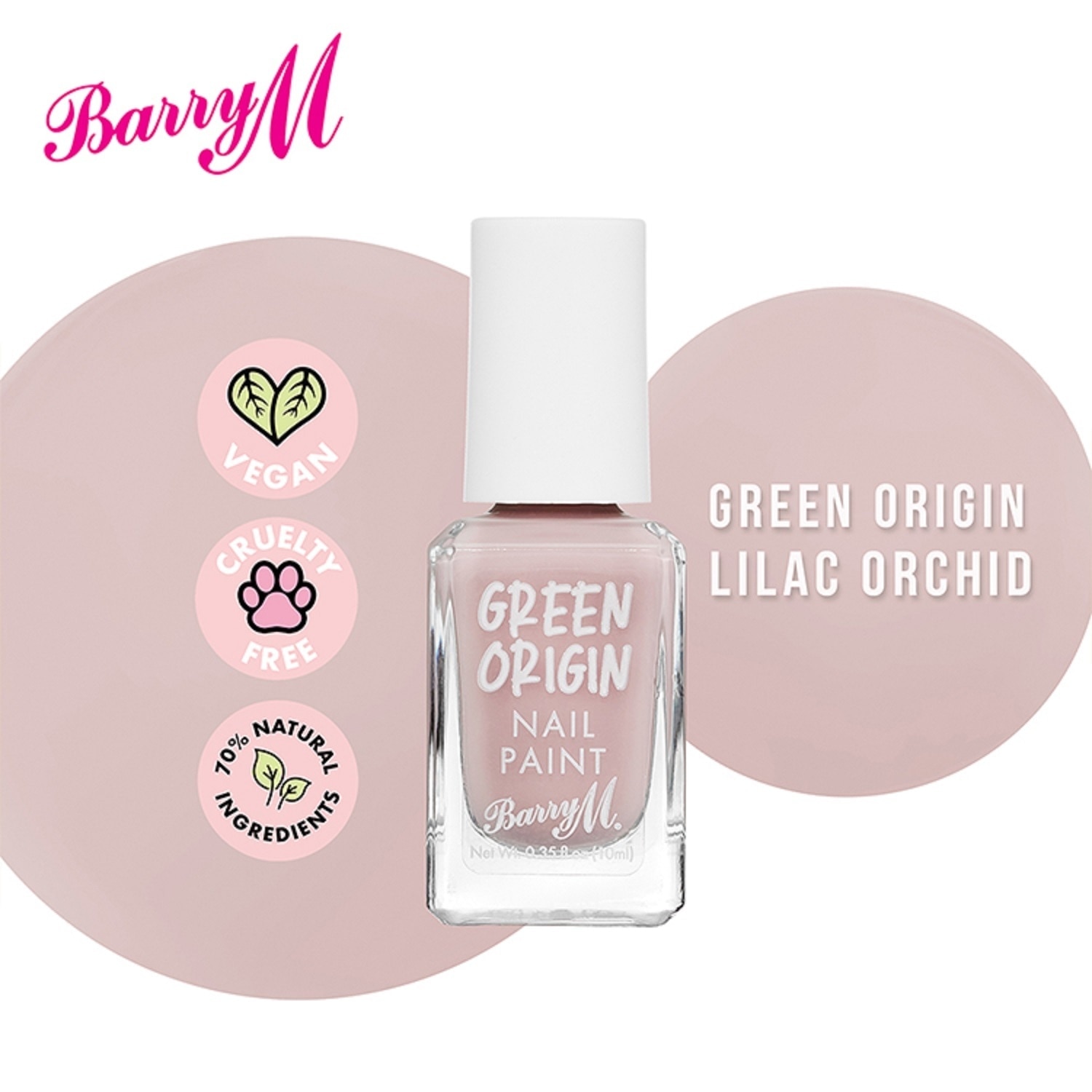 Green Origin Lilac Orchid Nail Paint 10ml