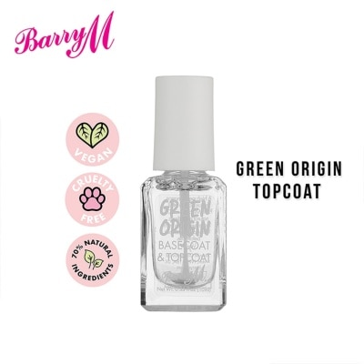 BARRY M Green Origin Top Coat Nail Paint 10ml