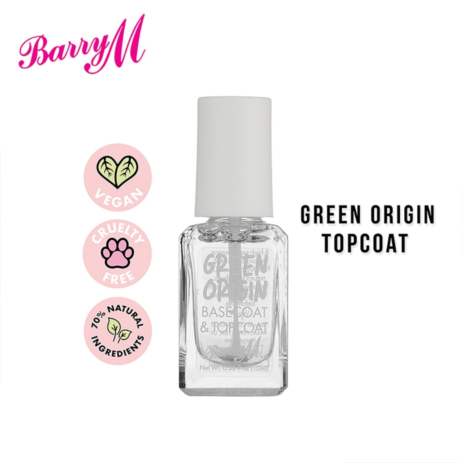 Green Origin Top Coat Nail Paint 10ml