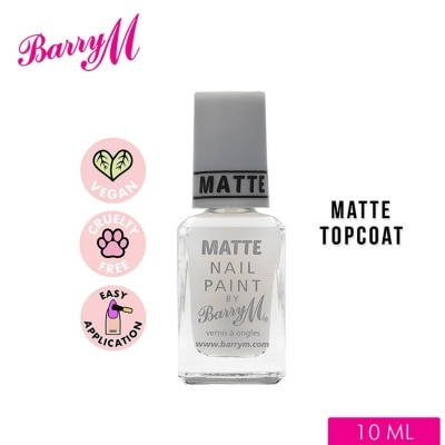 BARRY M Top Coat Matte Nail Paint 10ml