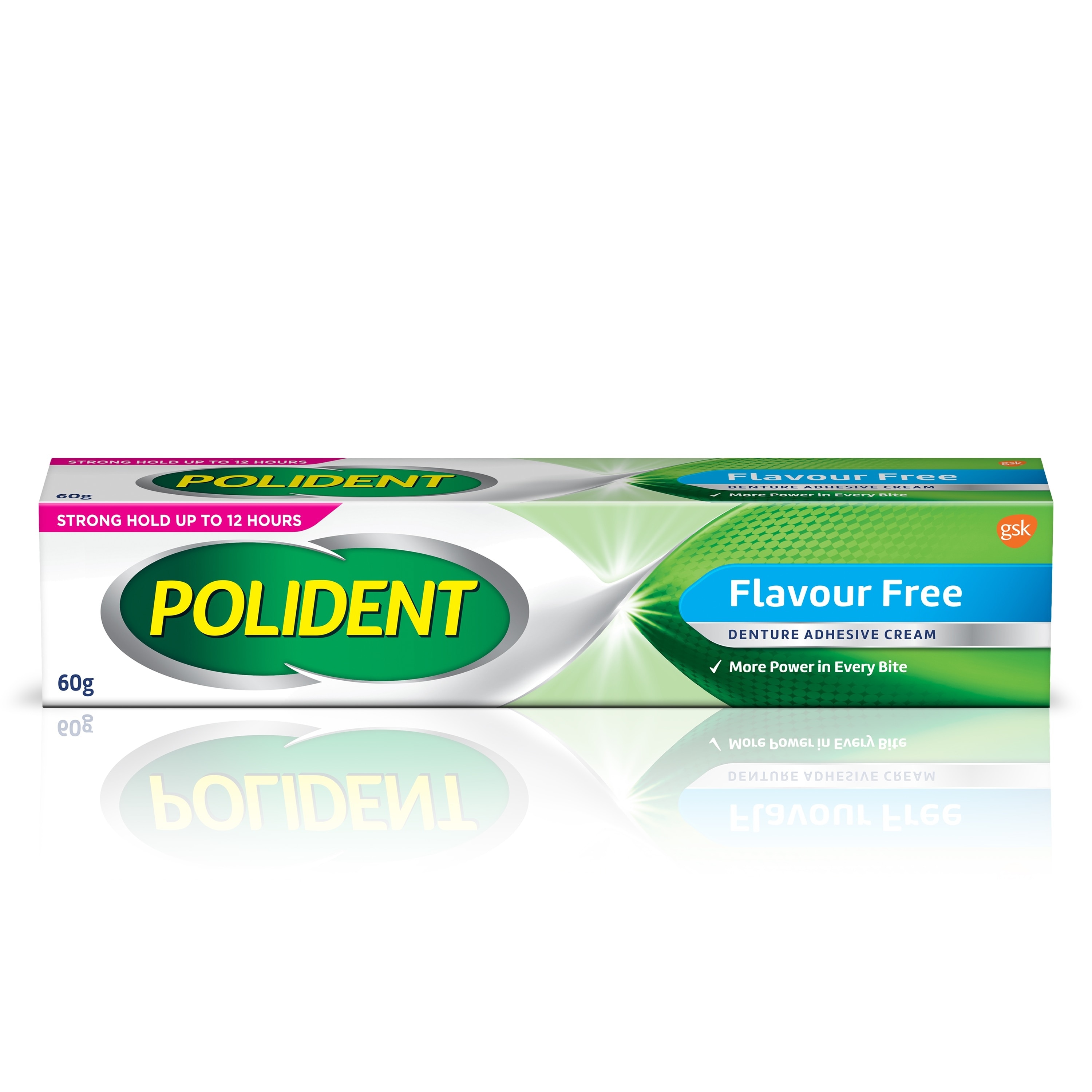 Polident Adhesive Cream Flavour Free 60g