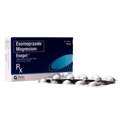 ESOGET ESOGET Esomeprazole 40MG Sold Per Piece [PRESCRIPTION REQUIRED]