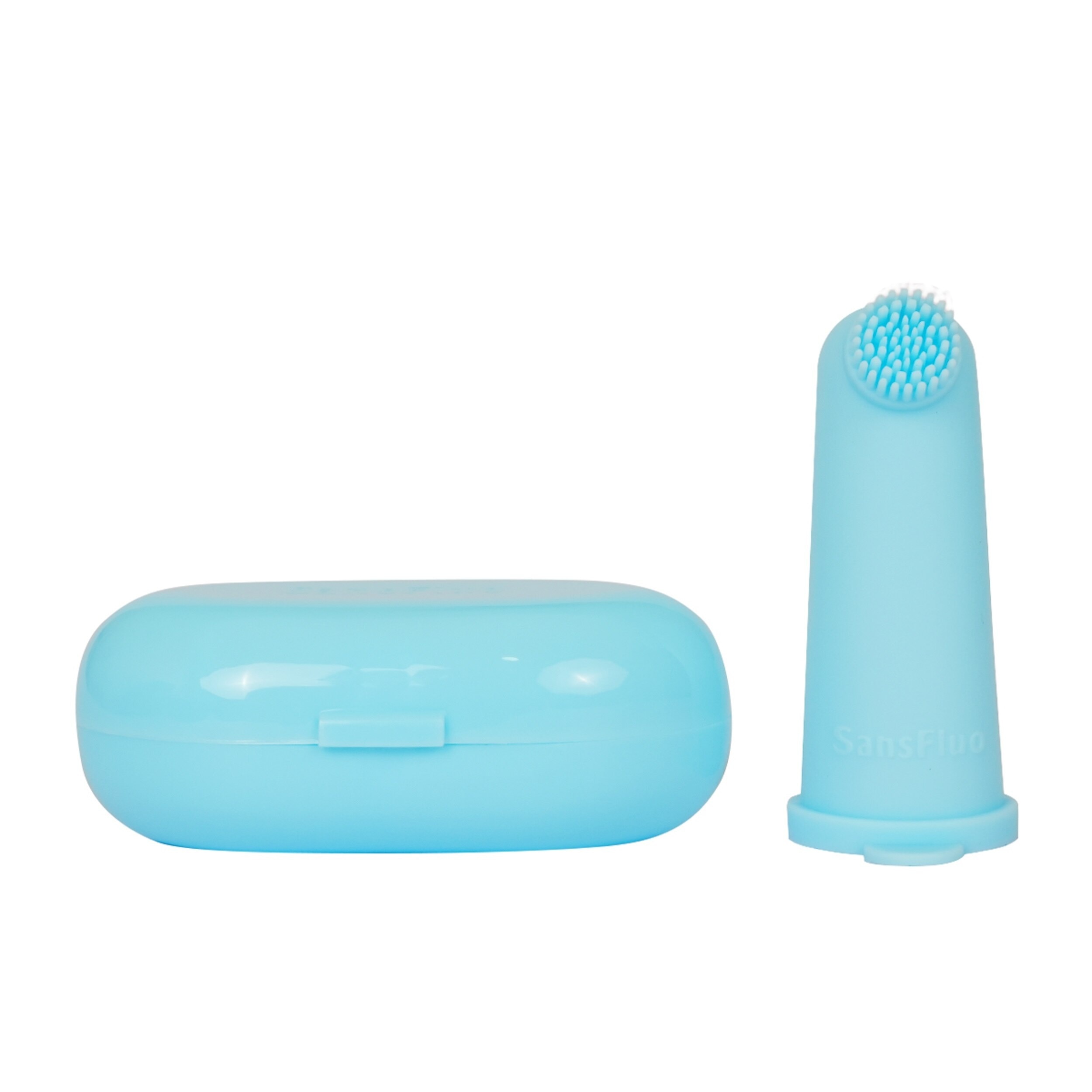 Infant's Dental Brush and Gum Massager (Blue)