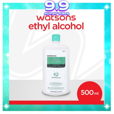 WATSONS Ethyl Alcohol 70% Solution Disinfectant/Antiseptic 500mL