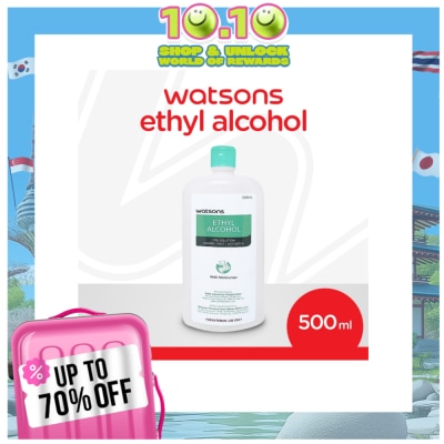 WATSONS Ethyl Alcohol 70% Solution Disinfectant/Antiseptic 500mL