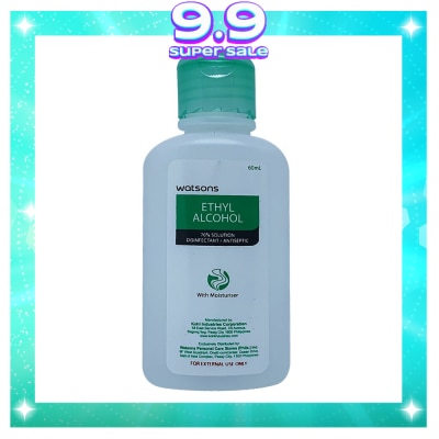 WATSONS Ethyl 70% Alcohol 60ml