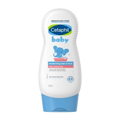 CETAPHIL Cetaphil Baby Ultra Moisturizing Bath & Wash 230ml [Hypoallergenic]