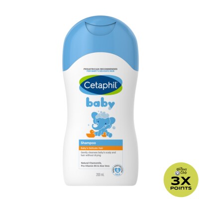 CETAPHIL Cetaphil Baby Shampoo 200ml [Natural Chamomile Gentle Formula / Hypoallergenic]