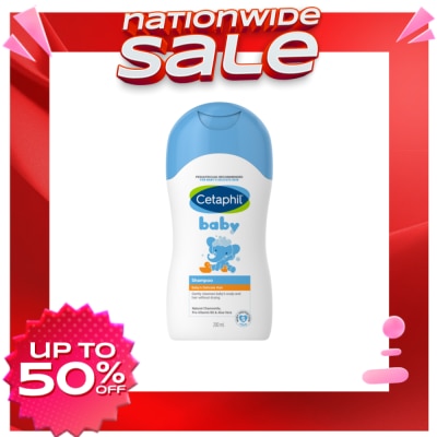 CETAPHIL Cetaphil Baby Shampoo 200ml [Natural Chamomile Gentle Formula / Hypoallergenic]