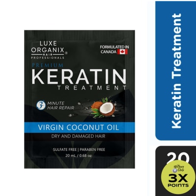 LUXE ORGANIX Luxe Organix Keratin Treatment Virgin Coconut Oil 20ml 6s