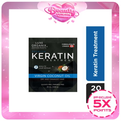 LUXE ORGANIX - Luxe Organix Keratin Treatment Virgin Coconut Oil 20ml 6s