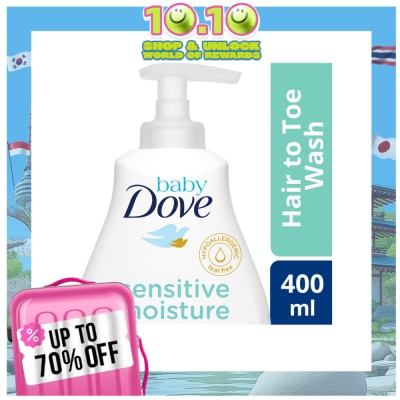 BABY DOVE Hair to Toe Baby Wash Sensitive Moisture 400ml