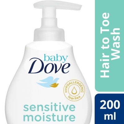 BABY DOVE Hair To Toe Baby Wash Sensitive Moisture 200ml