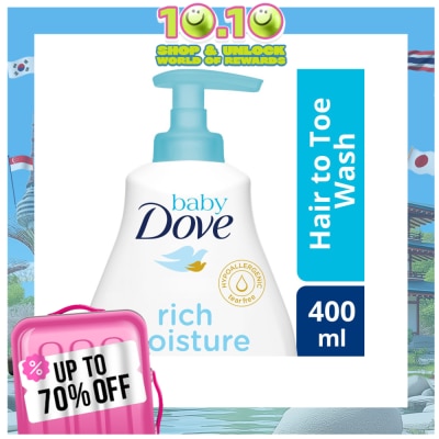 BABY DOVE Baby Dove Hair To Toe Wash Rich Moisture 400ML