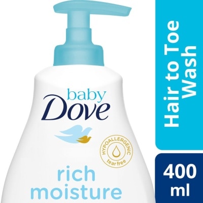 BABY DOVE Baby Dove Hair To Toe Wash Rich Moisture 400ML