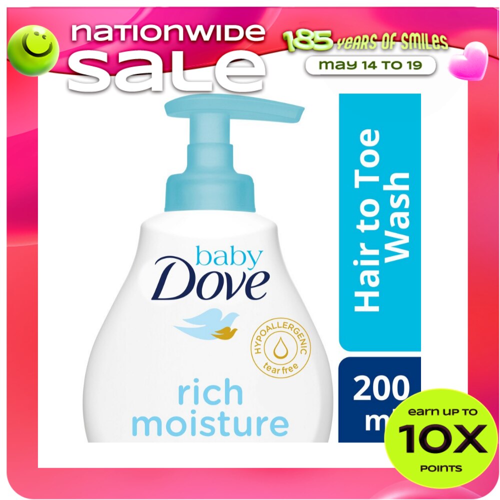 Hair To Toe Baby Wash Rich Moisture 200ml