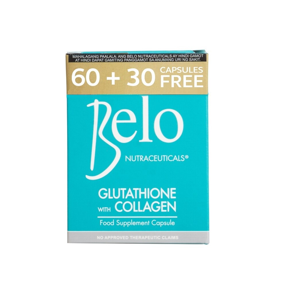 Glutathione with Collagen 250mg 60 Capsules With Free 30 Capsules