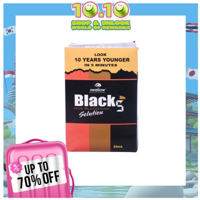 SWALLOW Black 5 Hair Blackening Solution 20ml