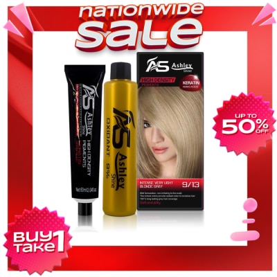 ASHLEY SHINE Hair Color Intense Very Light Blonde Gray 9/13