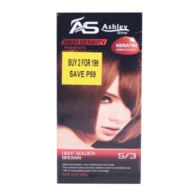 ASHLEY SHINE Hair Color Light Golden Brown 5/3