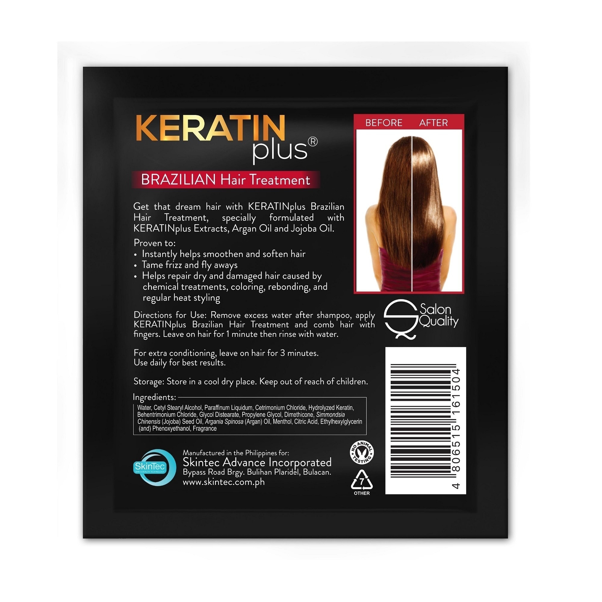 Brazilian Hair Treatment 20G 6S