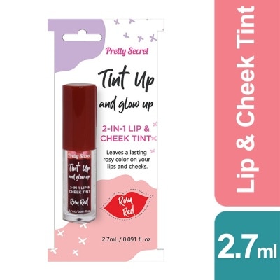 PRETTY SECRET Rosy Red Lip & Cheek Tint 2.7ml