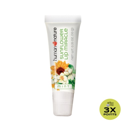 HUMAN NATURE Sunflower Lip Miracle 10g - Peppermint