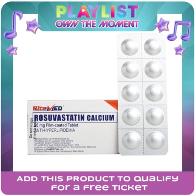 RITEMED - Rosuvastatin 20mg 1 Tablet [PRESCRIPTION REQUIRED]