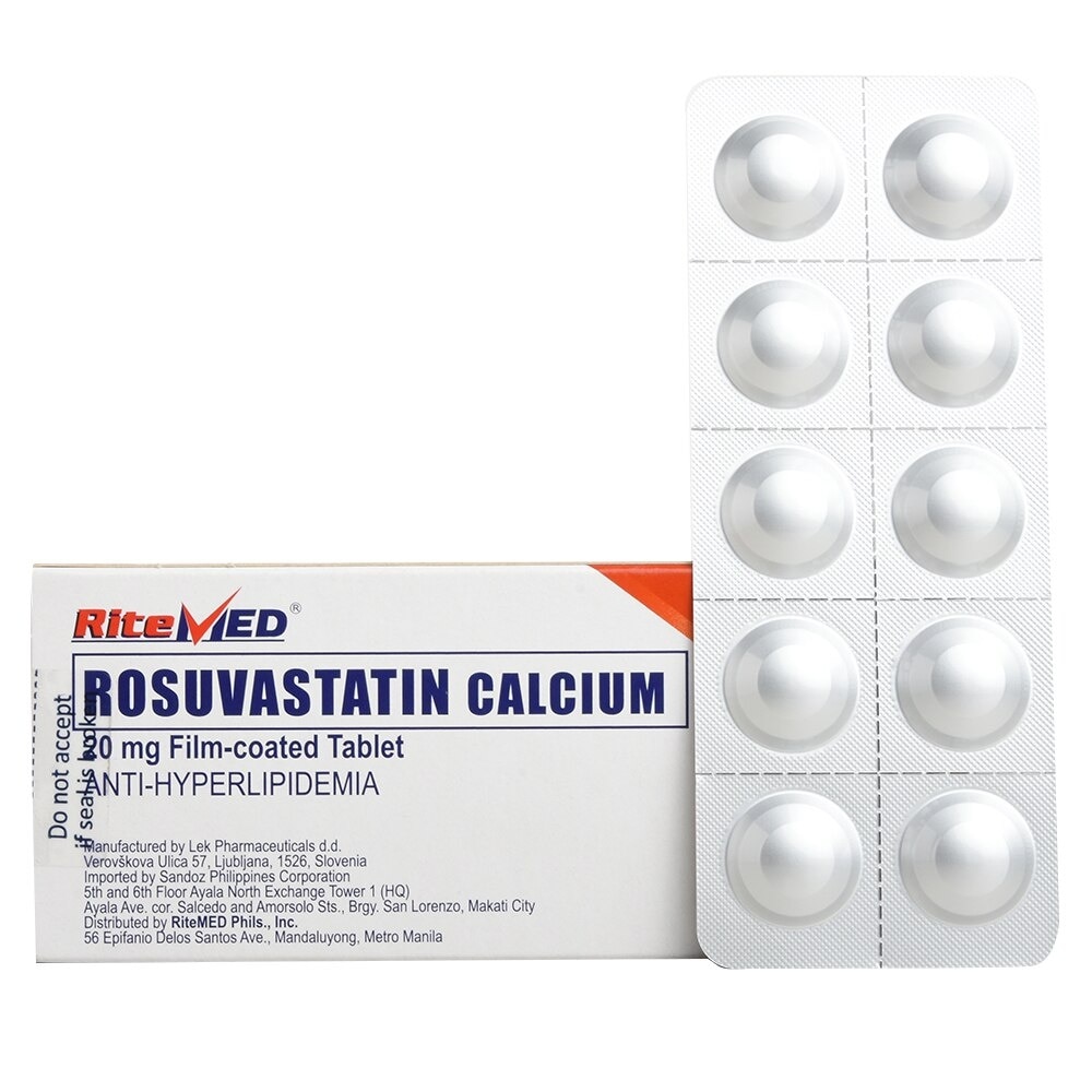 Rosuvastatin 20mg 1 Tablet [PRESCRIPTION REQUIRED]