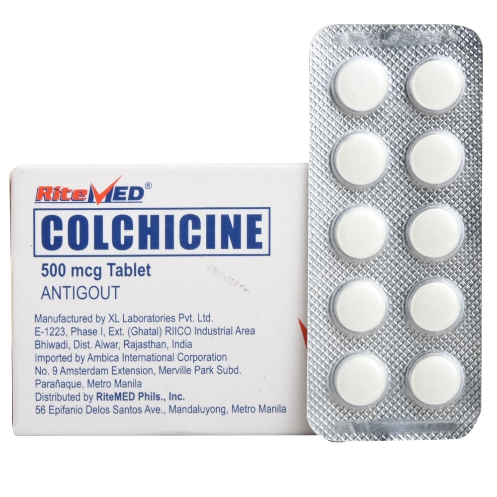 Colchicine 500MCG 1 Tablet [PRESCRIPTION REQUIRED]