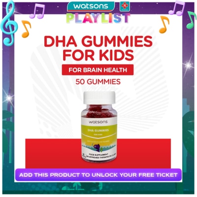WATSONS GENERICS DHA Gummies with Soybeans and Bilberry for Kids