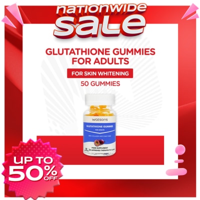WATSONS GENERICS WATSONS GENERICS Glutathione Gummies with Collagen and Camu Camu for Adults (Expiry: Dec. 13, 2025)