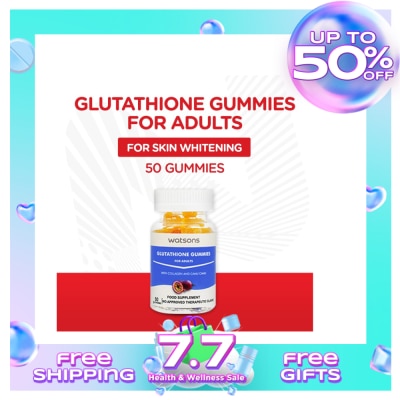 WATSONS GENERICS WATSONS GENERICS Glutathione Gummies with Collagen and Camu Camu for Adults (Expiry: Dec. 13, 2025)