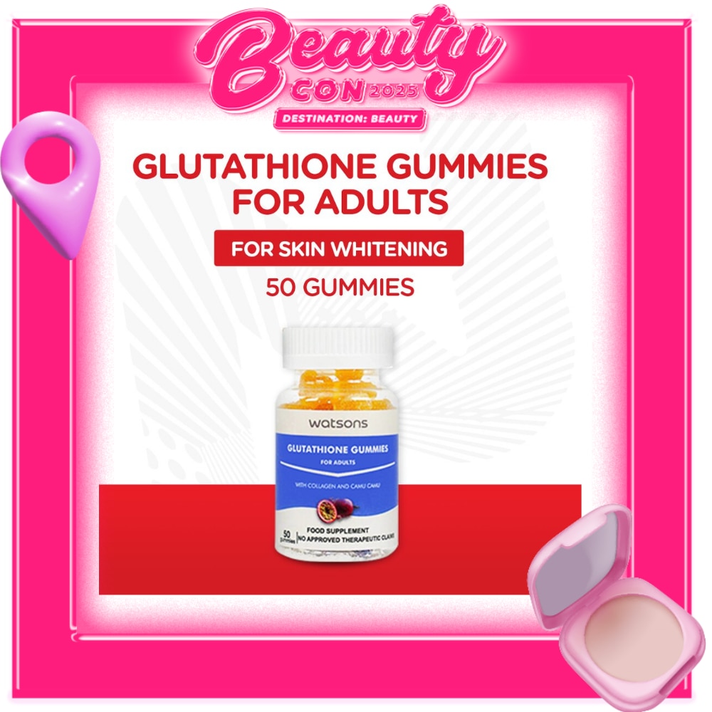 WATSONS GENERICS Glutathione Gummies with Collagen and Camu Camu for Adults (Expiry: Dec. 13, 2025)