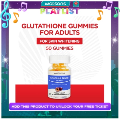 WATSONS GENERICS WATSONS GENERICS Glutathione Gummies with Collagen and Camu Camu for Adults (Expiry: Dec. 13, 2025)