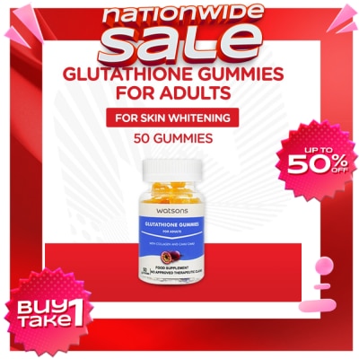 WATSONS GENERICS WATSONS GENERICS Glutathione Gummies with Collagen and Camu Camu for Adults (Expiry: Dec. 13, 2025)